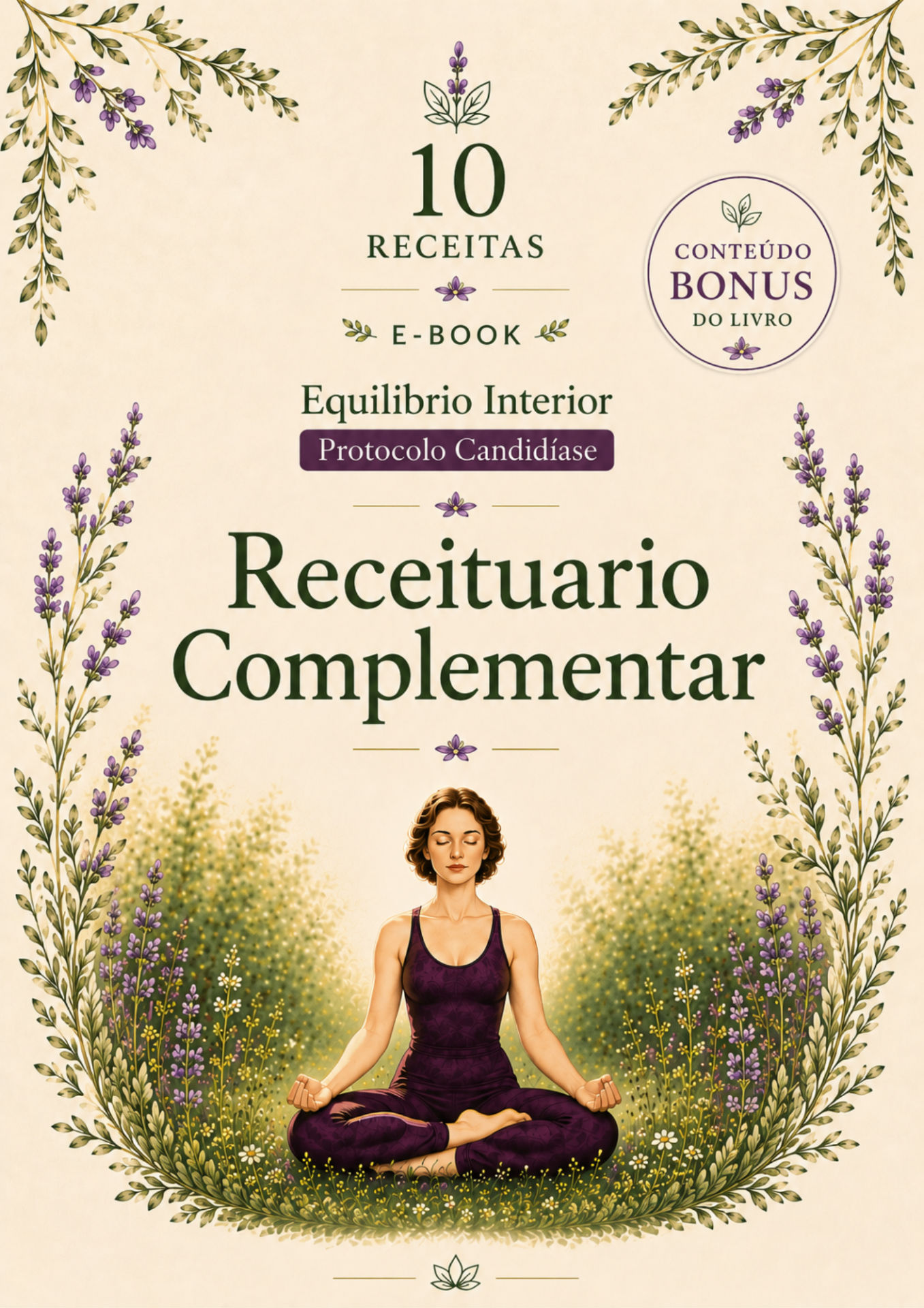 Capa do Receituário Complementar com 10 receitas